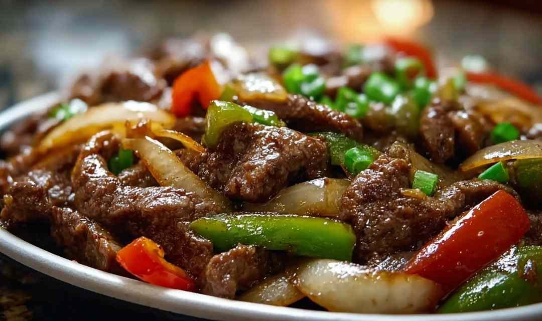 Chinese Pepper Steak with Onions