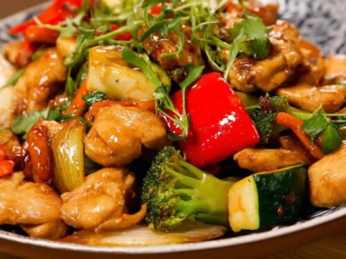 Easy Chicken with Mixed Vegetable Stir Fry Recipe 35-Minute Dinner