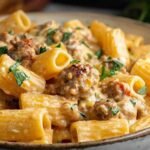 Easy Creamy Italian Sausage Rigatoni - Quick Family Dinner Recipe