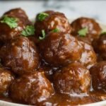 Easy Slow Cooker Salisbury Steak Meatballs - 5 Minute Prep Dinner Recipe