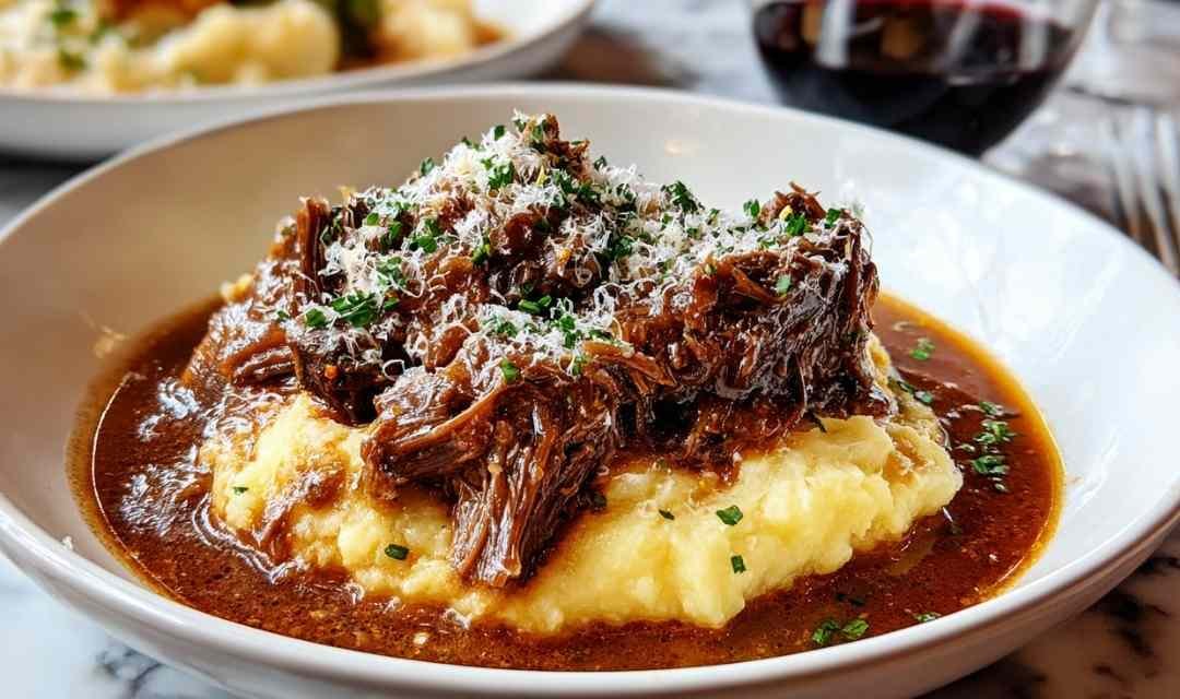 Short Rib Ragu with Parmesan Mashed Potatoes